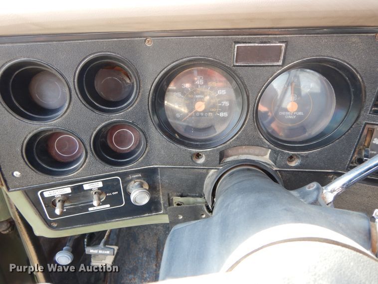 image for item FG9713 1986 Chevrolet D10 Military Blazer  Custom Deluxe SUV