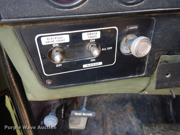 image for item FG9713 1986 Chevrolet D10 Military Blazer  Custom Deluxe SUV