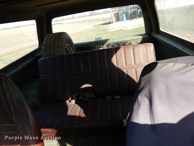 image for item FG9713 1986 Chevrolet D10 Military Blazer  Custom Deluxe SUV