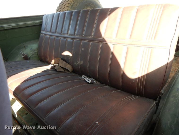 image for item FG9713 1986 Chevrolet D10 Military Blazer  Custom Deluxe SUV