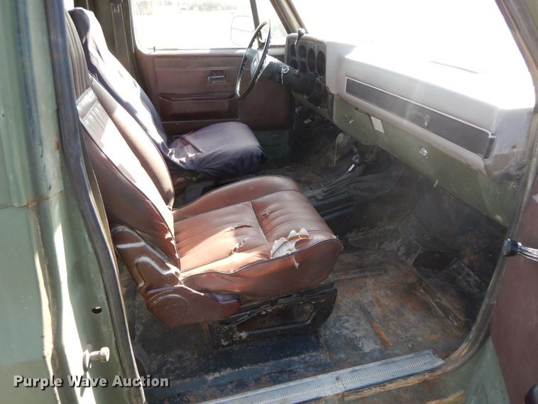 image for item FG9713 1986 Chevrolet D10 Military Blazer  Custom Deluxe SUV