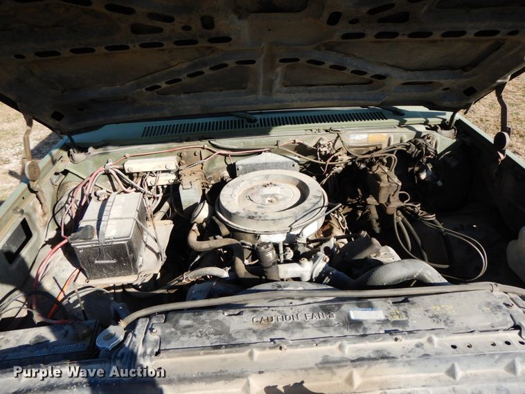 image for item FG9713 1986 Chevrolet D10 Military Blazer  Custom Deluxe SUV