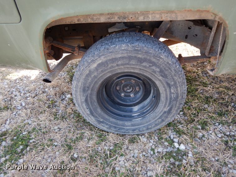 image for item FG9713 1986 Chevrolet D10 Military Blazer  Custom Deluxe SUV