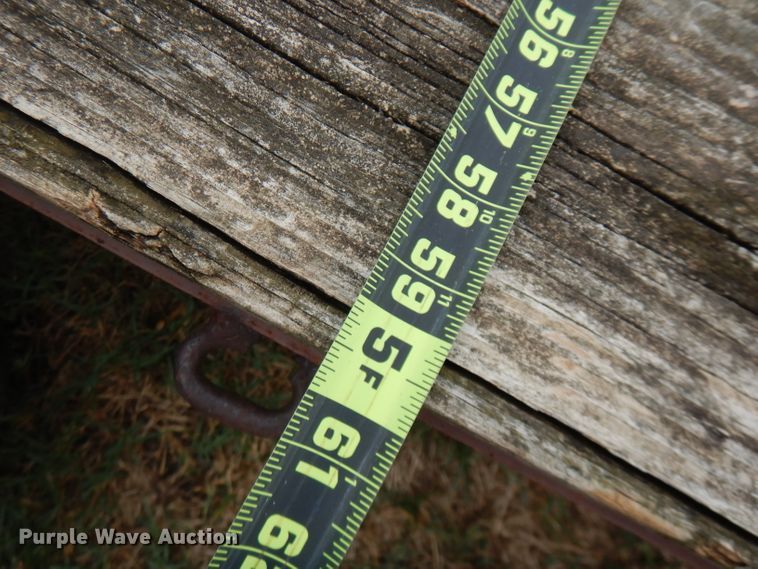 image for item FW9822 Shop built utility trailer