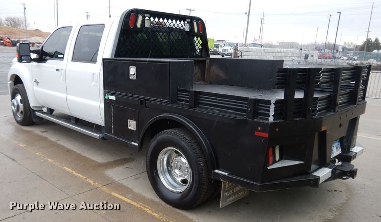 image for item GH9094 2011 Ford F450 Super Duty Lariat  Crew Cab flatbed truck