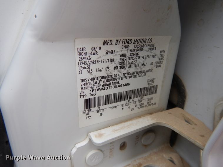 image for item GH9094 2011 Ford F450 Super Duty Lariat  Crew Cab flatbed truck