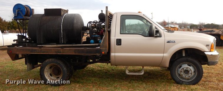 image for item GK9552 1999 Ford F450 Super Duty  flatbed truck