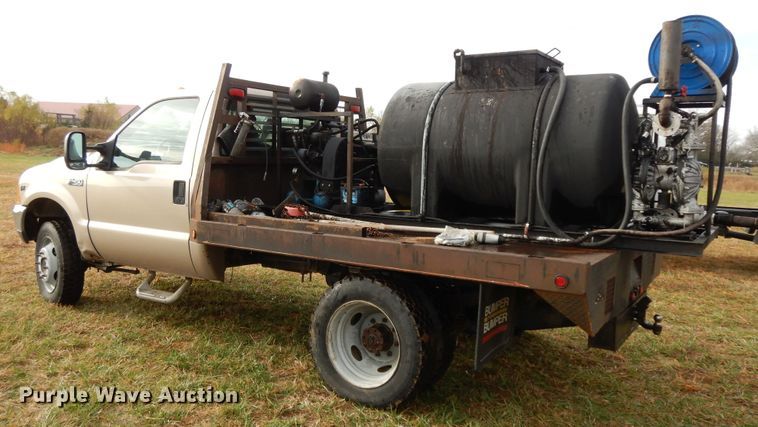 image for item GK9552 1999 Ford F450 Super Duty  flatbed truck