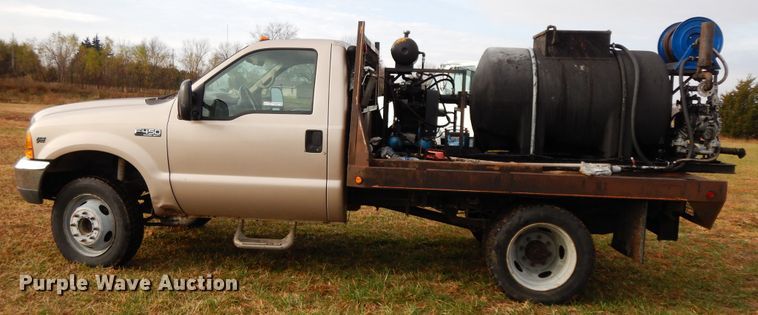 image for item GK9552 1999 Ford F450 Super Duty  flatbed truck