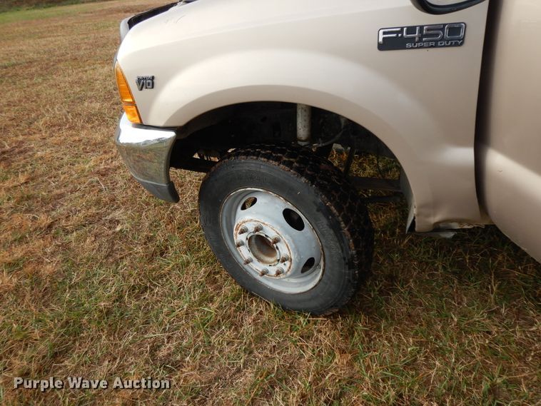 image for item GK9552 1999 Ford F450 Super Duty  flatbed truck