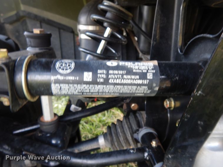 image for item GK9636 2017 Polaris Sportsman 450 HO  ATV