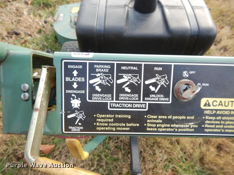 image for item GK9638 Bunton Bullet  ZTR lawn mower