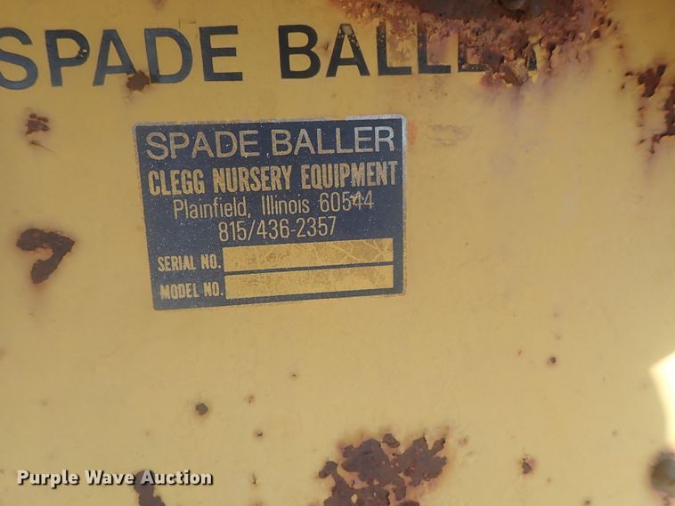 image for item GX9694 Clegg Spade Baller tree spade