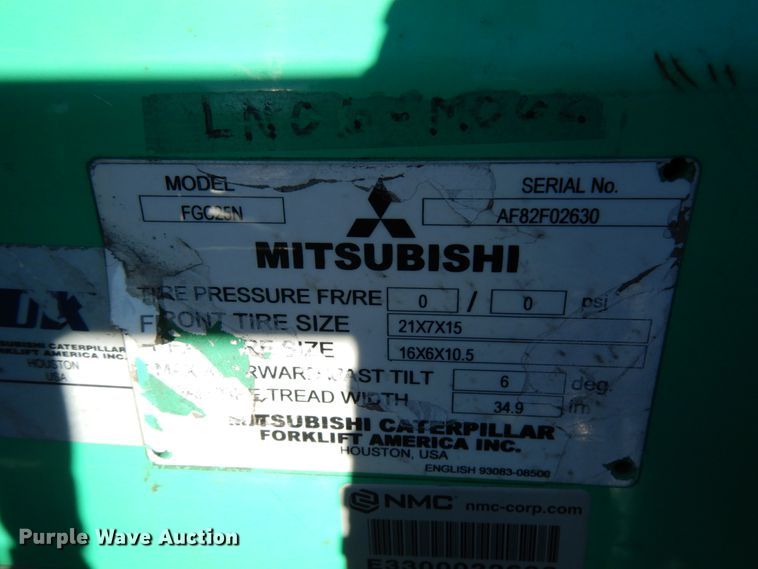image for item HD9173 Mitsubishi  forklift
