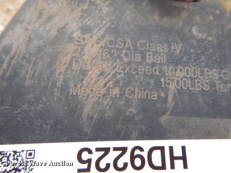 image for item HD9225 2007 PJ utility trailer