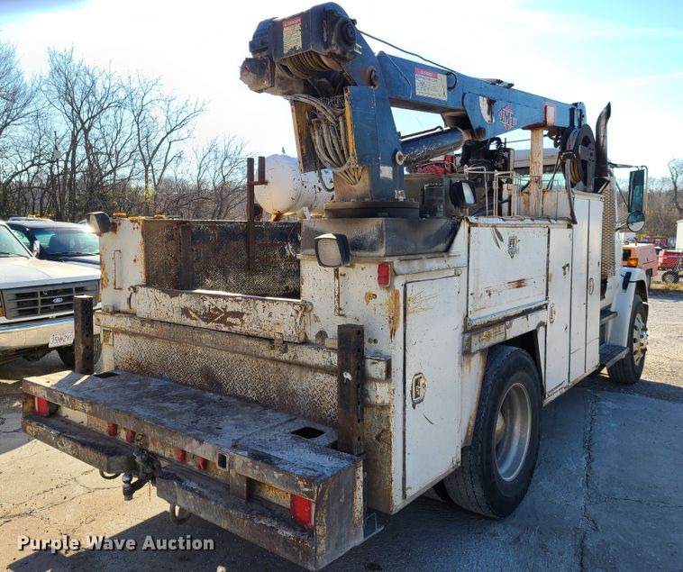 image for item HM9336 2001 Freightliner FL70  service truck with crane