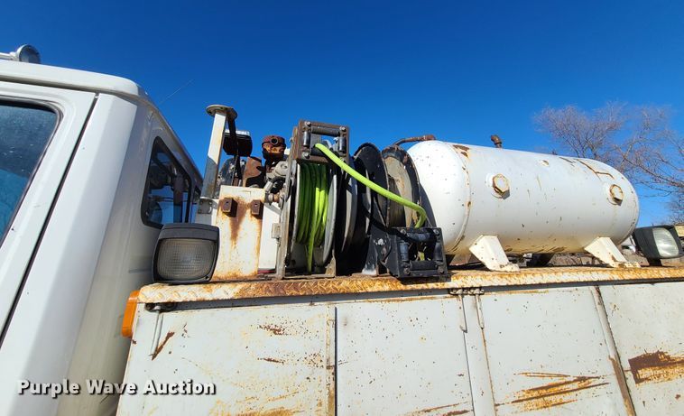 image for item HM9336 2001 Freightliner FL70  service truck with crane