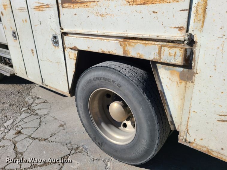 image for item HM9336 2001 Freightliner FL70  service truck with crane