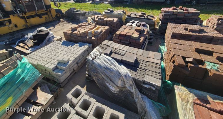 image for item HM9339 Approximately 23 pallets of brick pavers