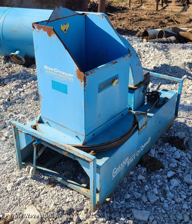 image for item HM9347 Goosen bale chopper