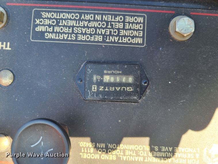 image for item HM9354 Toro Zmaster  ZTR lawn mower