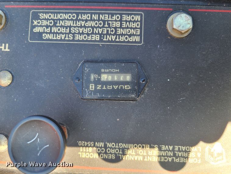 image for item HM9354 Toro Zmaster  ZTR lawn mower