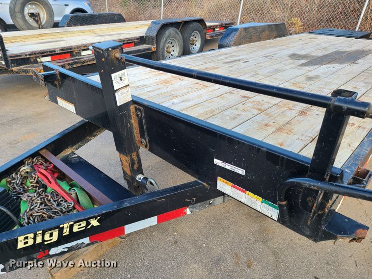 image for item HM9372 2017 Big Tex equipment trailer