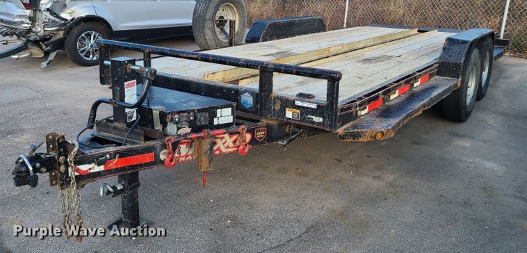 image for item HM9373 2017 Maxey tilt deck equipment trailer