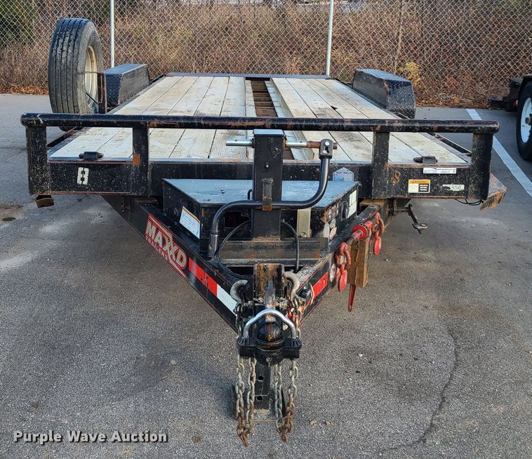 image for item HM9373 2017 Maxey tilt deck equipment trailer