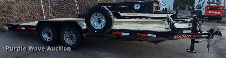 image for item HM9373 2017 Maxey tilt deck equipment trailer