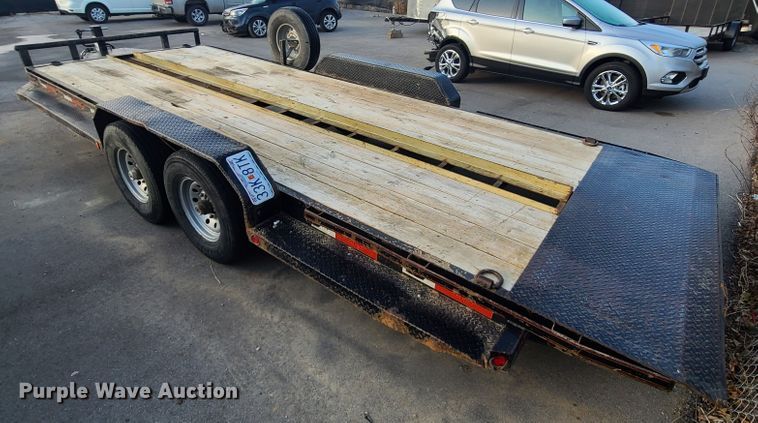 image for item HM9373 2017 Maxey tilt deck equipment trailer