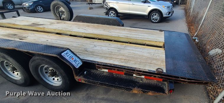 image for item HM9373 2017 Maxey tilt deck equipment trailer