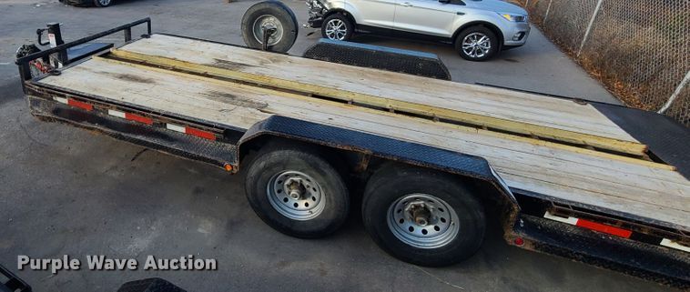 image for item HM9373 2017 Maxey tilt deck equipment trailer