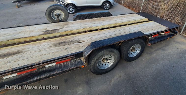 image for item HM9373 2017 Maxey tilt deck equipment trailer