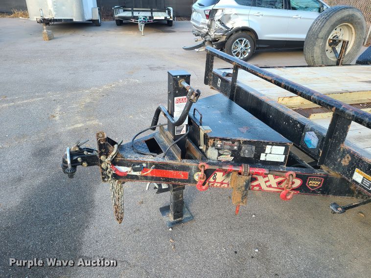 image for item HM9373 2017 Maxey tilt deck equipment trailer