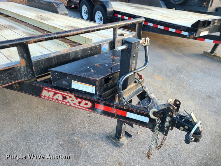 image for item HM9373 2017 Maxey tilt deck equipment trailer