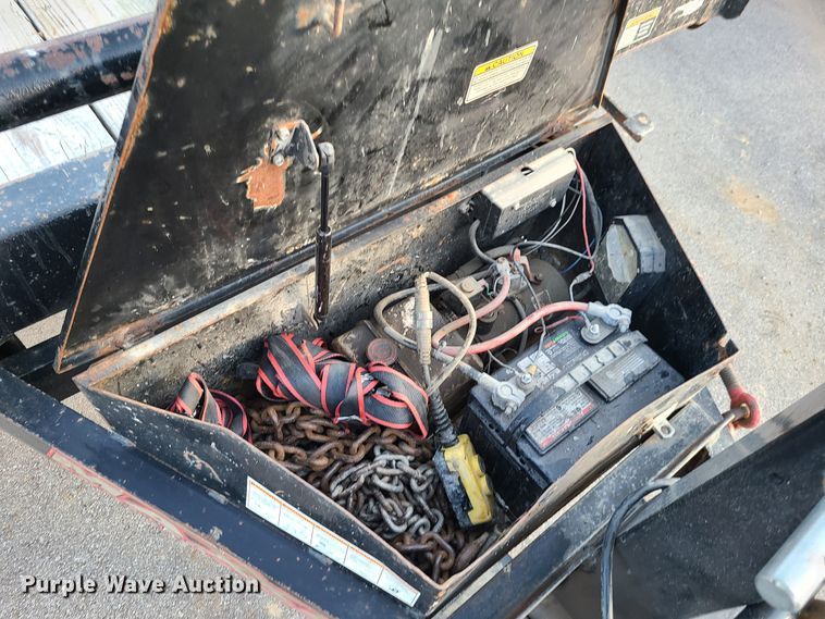 image for item HM9373 2017 Maxey tilt deck equipment trailer