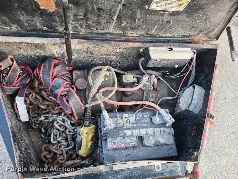 image for item HM9373 2017 Maxey tilt deck equipment trailer