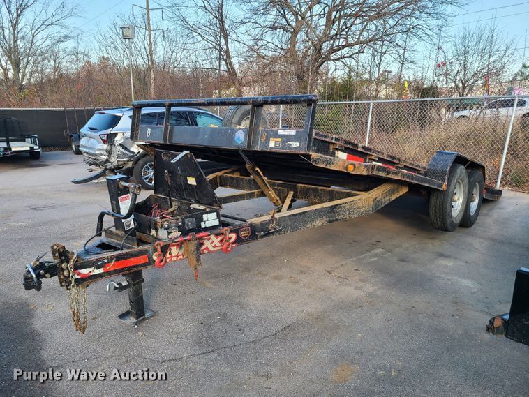 image for item HM9373 2017 Maxey tilt deck equipment trailer