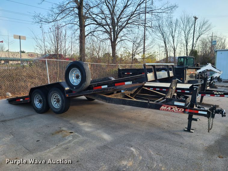 image for item HM9373 2017 Maxey tilt deck equipment trailer