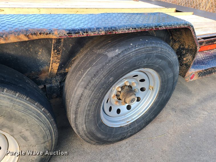 image for item HM9373 2017 Maxey tilt deck equipment trailer