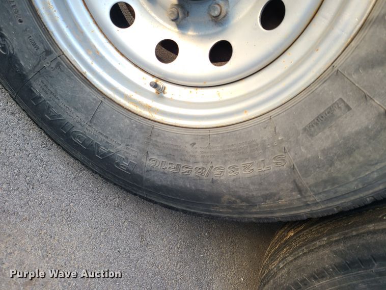 image for item HM9373 2017 Maxey tilt deck equipment trailer