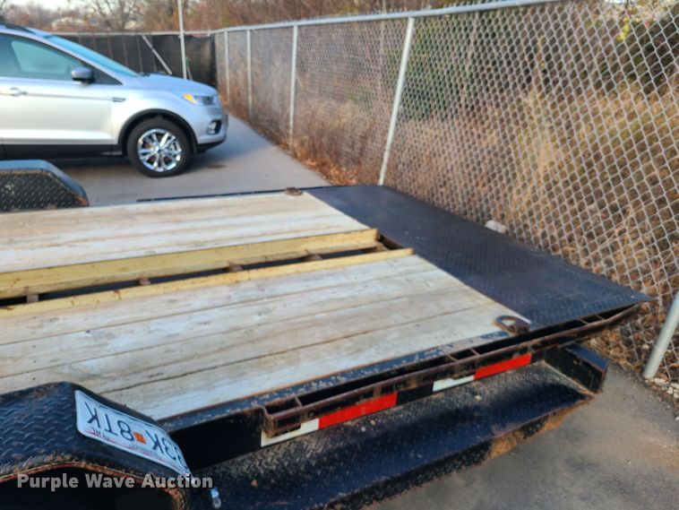 image for item HM9373 2017 Maxey tilt deck equipment trailer