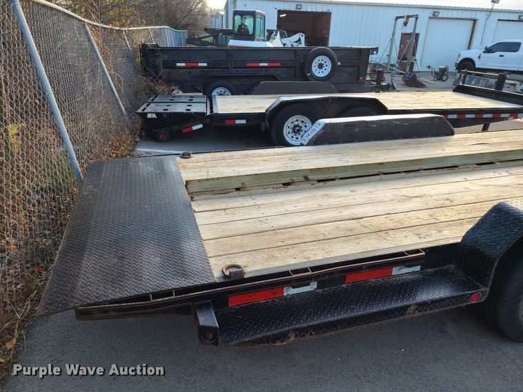 image for item HM9373 2017 Maxey tilt deck equipment trailer