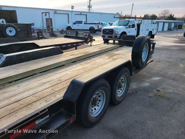 image for item HM9373 2017 Maxey tilt deck equipment trailer