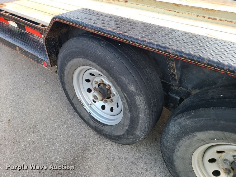 image for item HM9373 2017 Maxey tilt deck equipment trailer