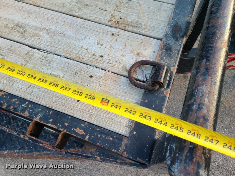 image for item HM9373 2017 Maxey tilt deck equipment trailer