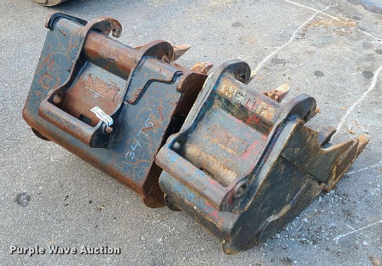 image for item HM9380 (2) Bobcat excavator buckets