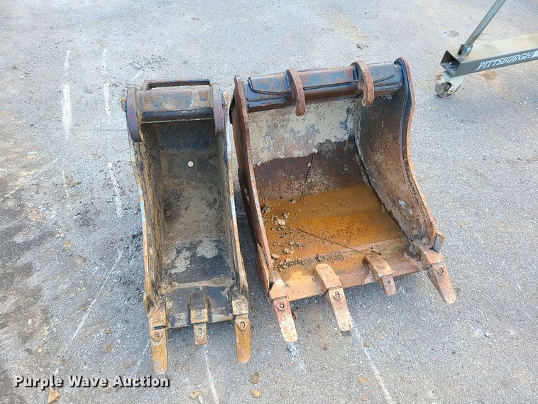 image for item HM9380 (2) Bobcat excavator buckets