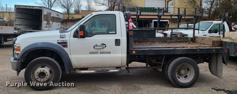 image for item HM9785 2008 Ford F450 Super Duty  flatbed truck